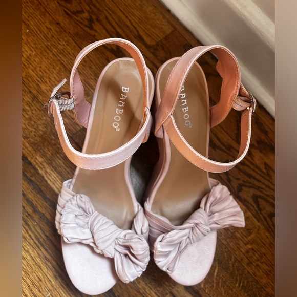 Bamboo Platform heels - Picture 3 of 6